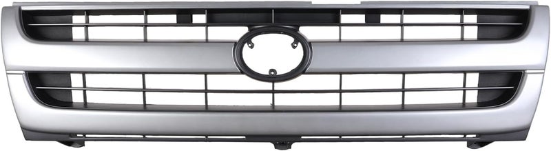 Torcia TYG Upgraded Front Grille Fit for 1997-2000 Toyota Tacoma w/o Color Keyed Pkg w/o PreRunner, OE Style Replacement Non-Active Exterior Grille, Replaces 53100-04060 TO1200204 - Image 2